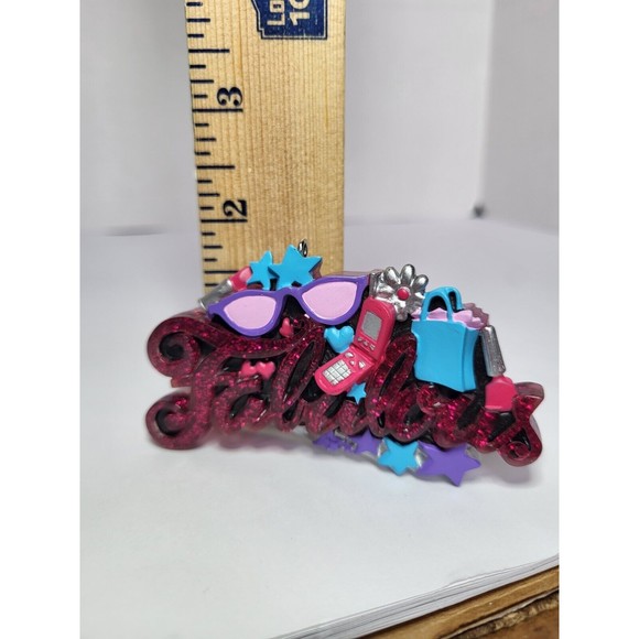 Hallmark Keepsake Fashion Fabulous Fridge Pink Magnet Ornament 2006 Gift for her - Picture 5 of 6